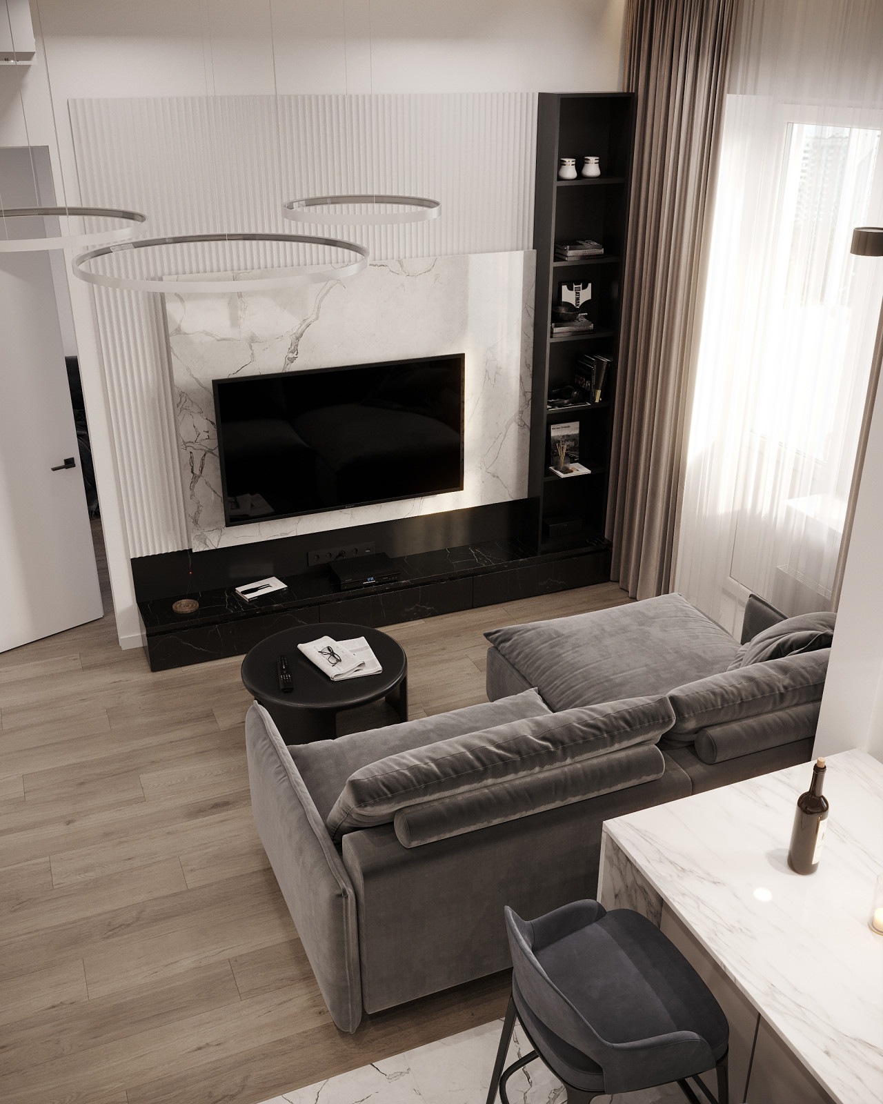 Дизайн и 3д-визуализация санузла в квартире в г. Долгопрудный