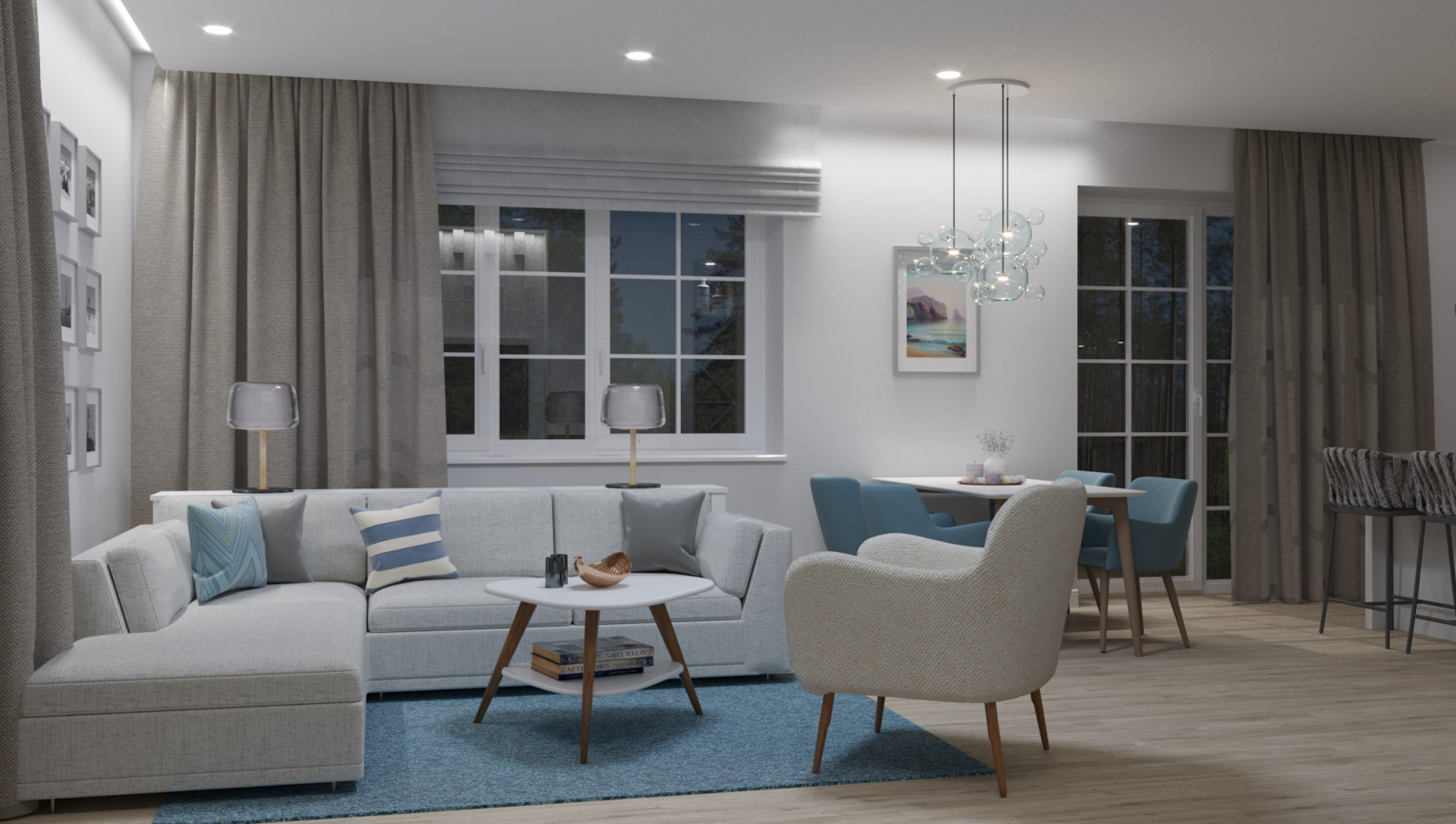 Дом в Пушкине (дизайн интерьера)