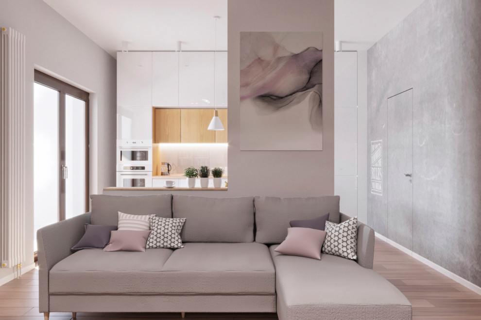 Обложка проекта: ДИЗАЙН КВАРТИРЫ ЖК «РАЗМОРИН» 90м2