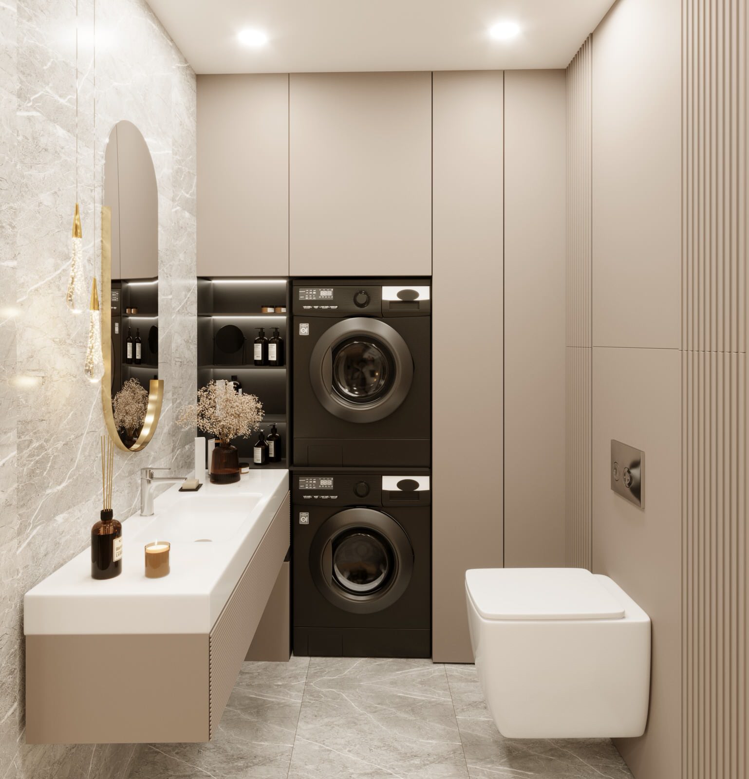 Дизайн-проект  квартиры ЖК "На Рождественской"