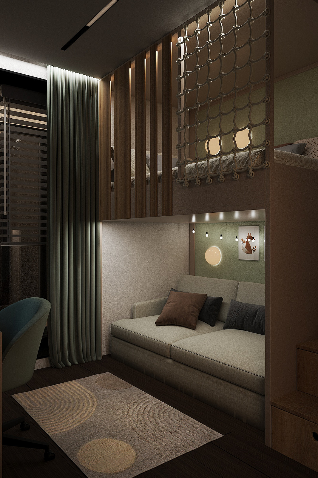 Двухкомнатная квартира 60 кв.м.