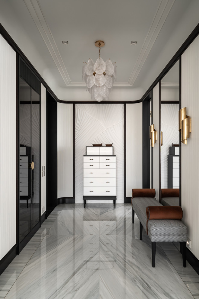 Шикарная квартира с белой мебелью