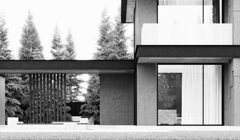 Обложка проекта: Частный дом на Новой Риге