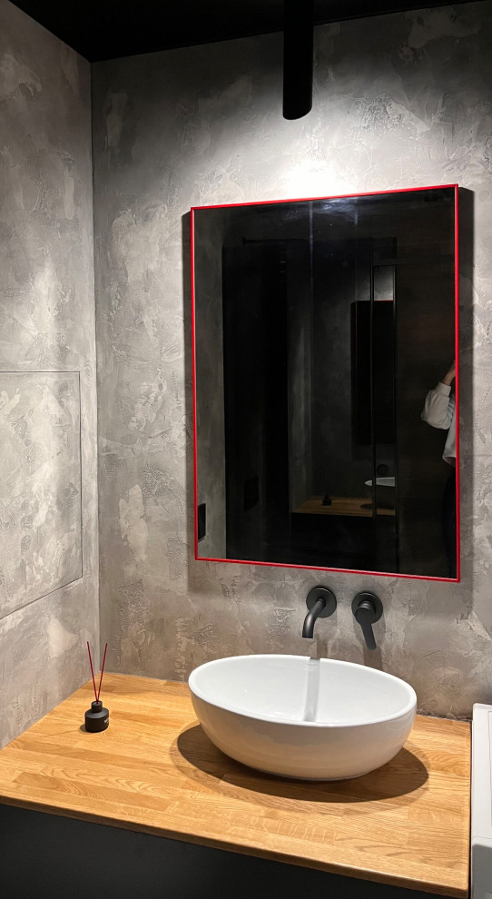 Штукатурка микроцемент ITALICA ANTICO MURO для ванной комнаты