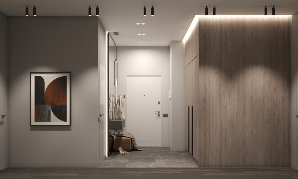 Современная квартира с выразительной отделкой