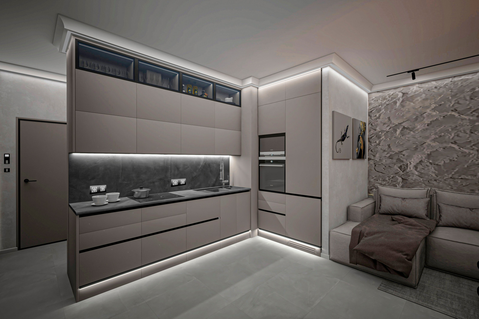 Открытое пространство в проекте "Алена"