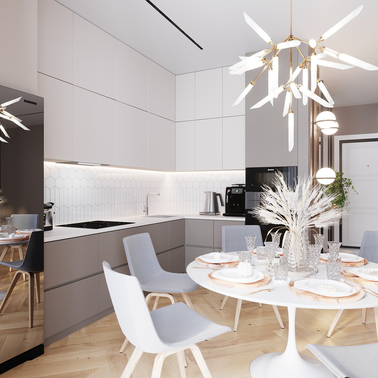 Двухуровневая квартира для семьи из 5ти человек