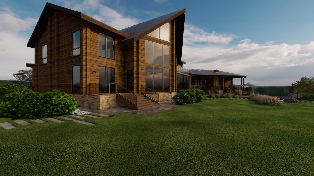 Обложка проекта: Визуализация проекта в к. п. Безводное