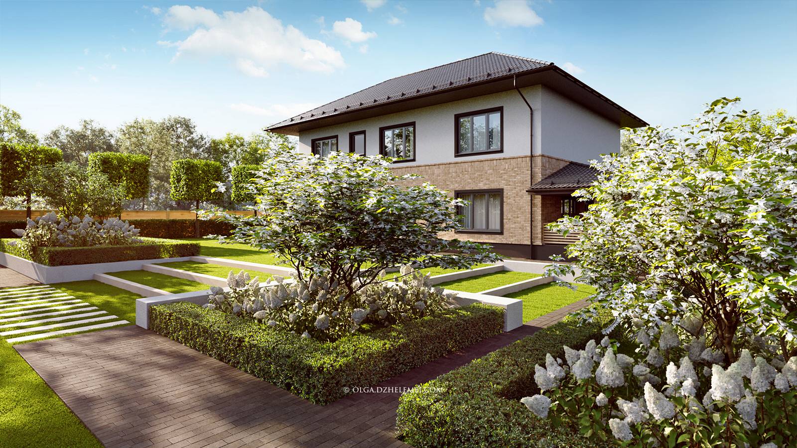 Обложка проекта: Современный сад