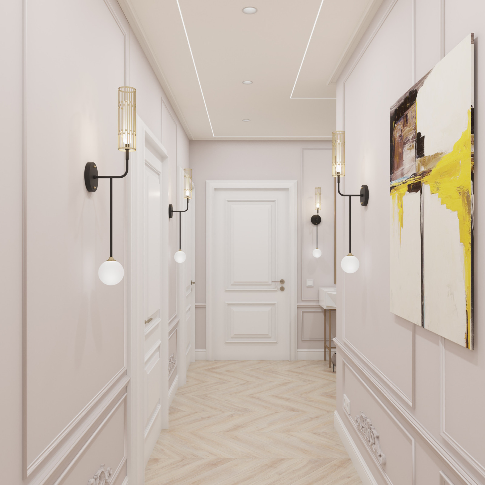 Дизайн проект квартиры 70 м2