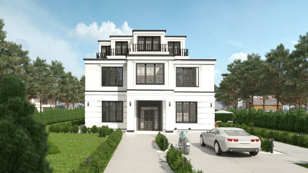 Дом в стиле АРТ-ДЭКО