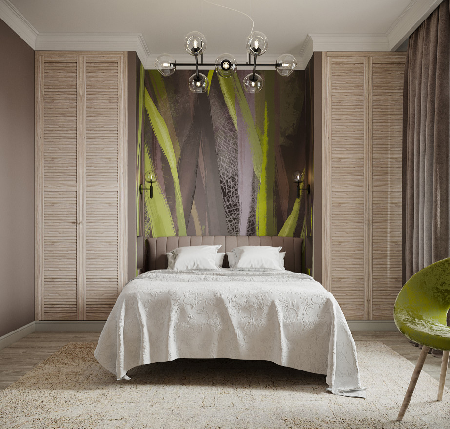 Спальня в проекте "Бизе"