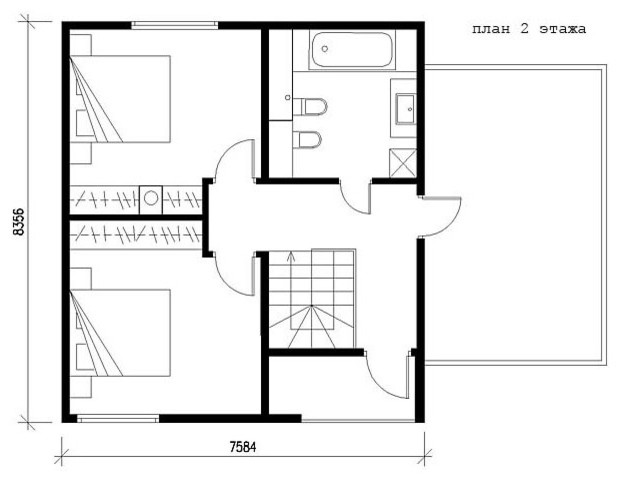 Загородный дом, 120 кв. м