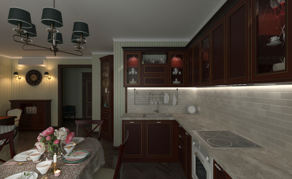 Английский стиль в современной квартире