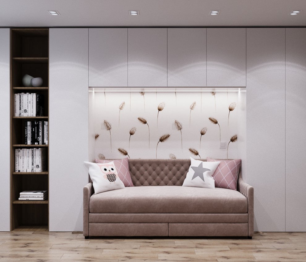 Детская комната 16,43 кв.м для девочки