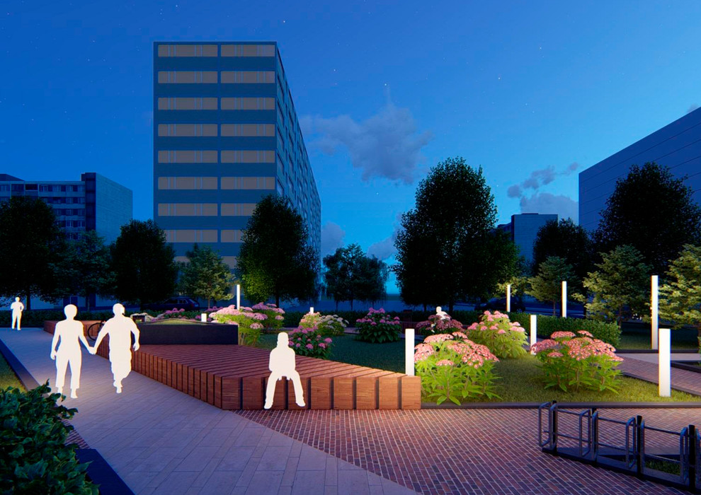 Организация зеленых пространств, Тюмень