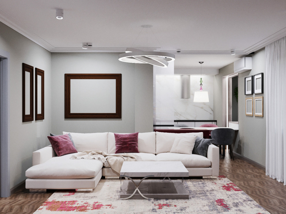 Обложка проекта: Интерьер трехкомнатной квартиры