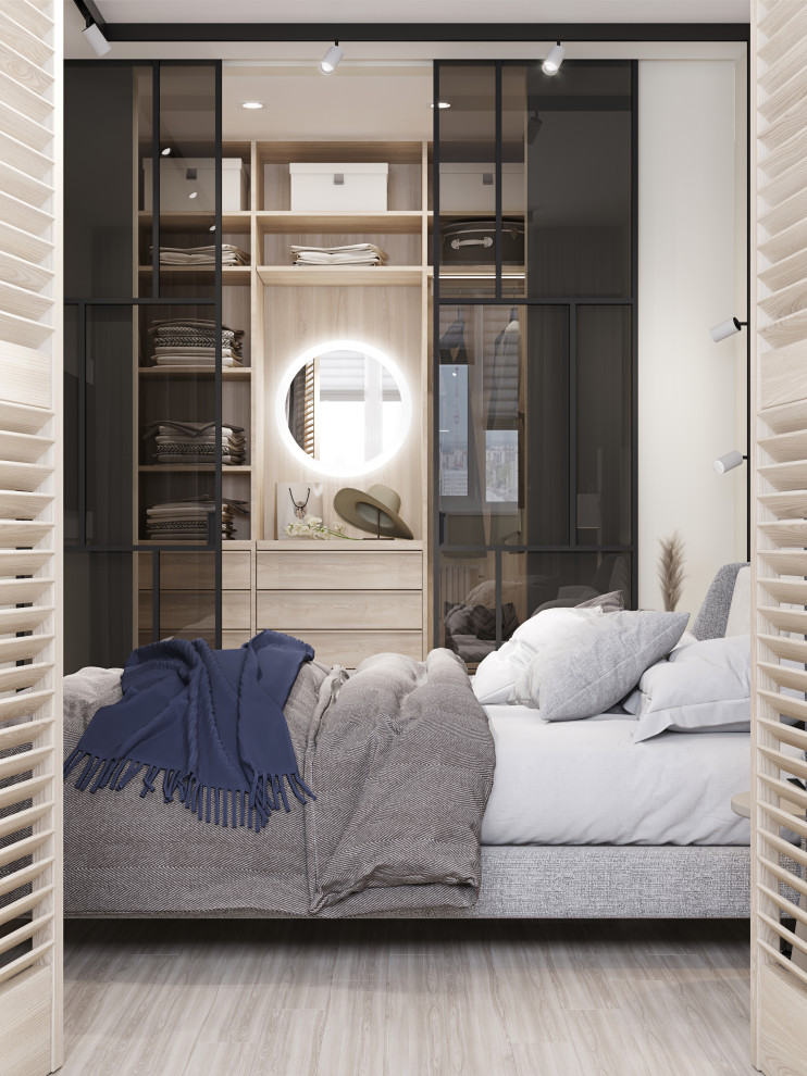 Современные апартаменты в природных тонах