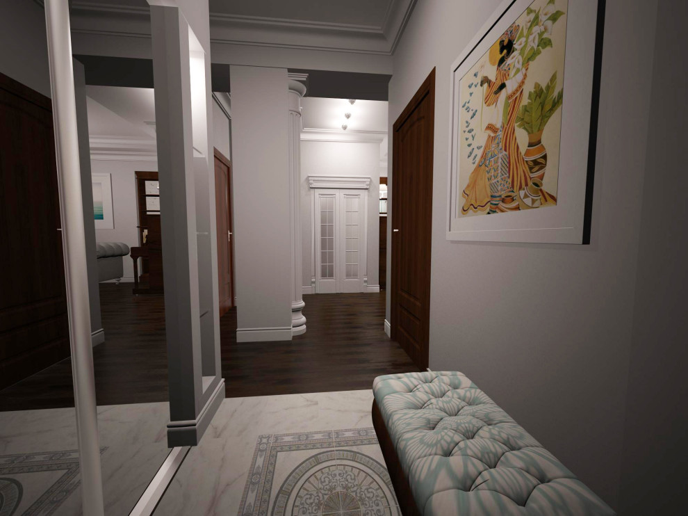 Трехкомнатная квартира в сталинке