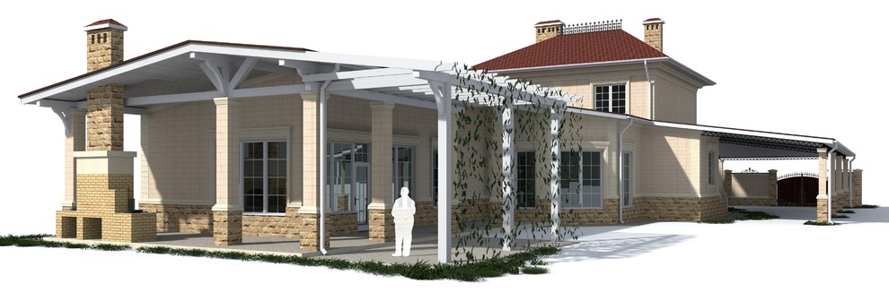 Обложка проекта: Проект фасада частного дома