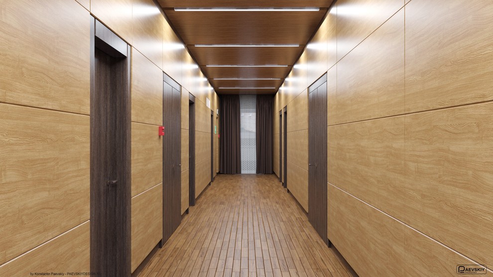 Фойе входа и коридоры дома культуры