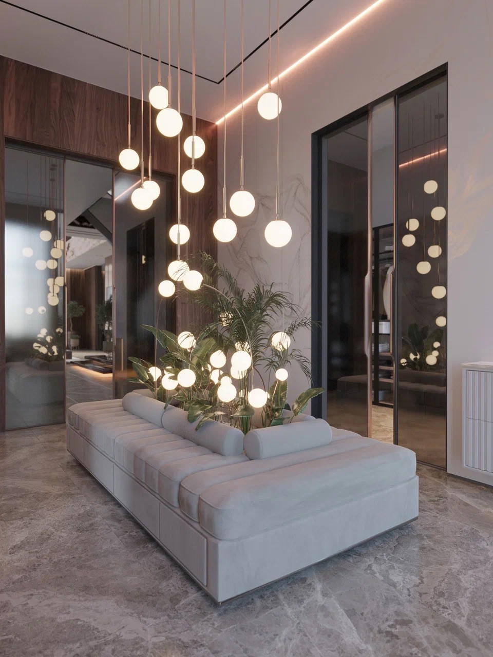 Утонченный дом в стиле Шато