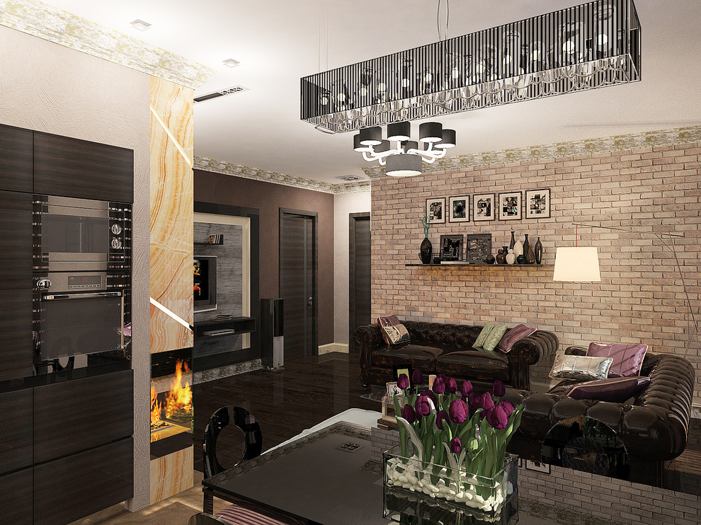 Квартира в темных тонах