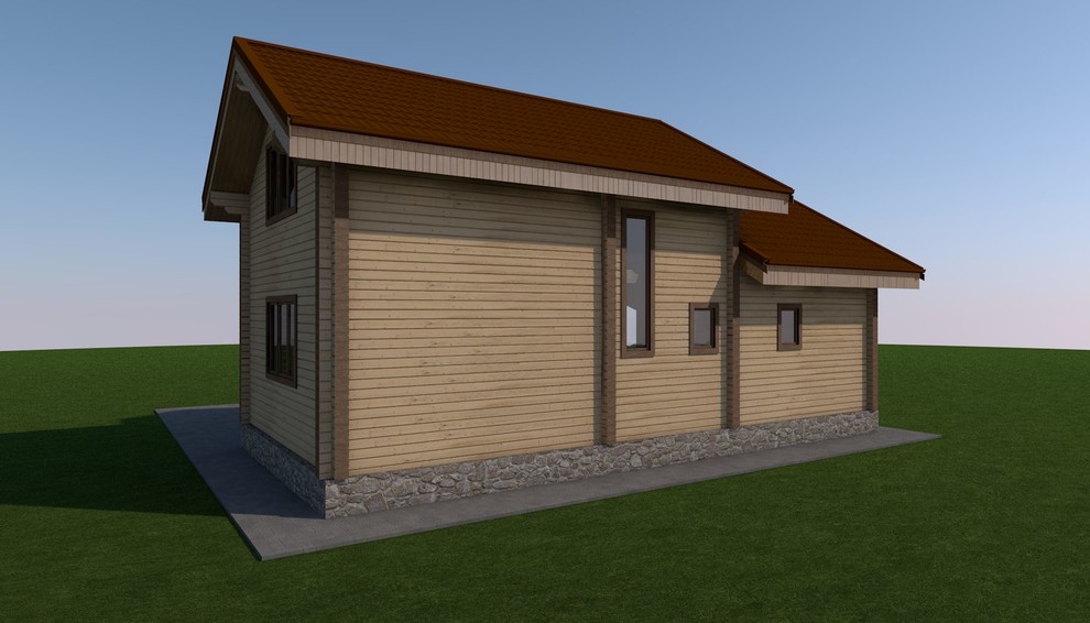 дом-баня  из бруса