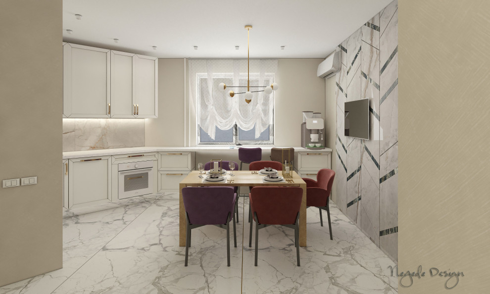 Обложка проекта: 4ех комнатная квартира на ул Савва Белых 152 м кв