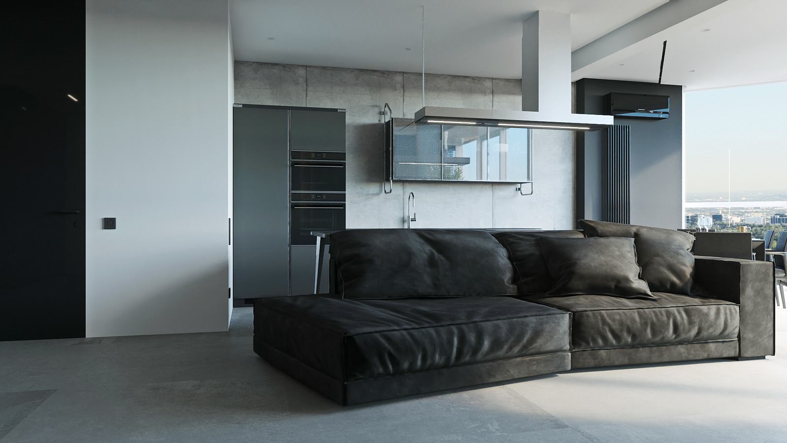 Олива в бетоне