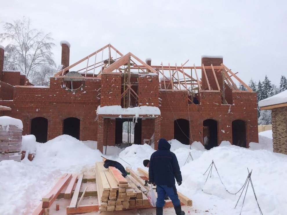 Строительство резиденции в Антоновке