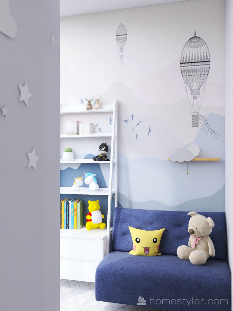 Трехкомнатная квартира для семьи с двумя детьми 90 кв.м.