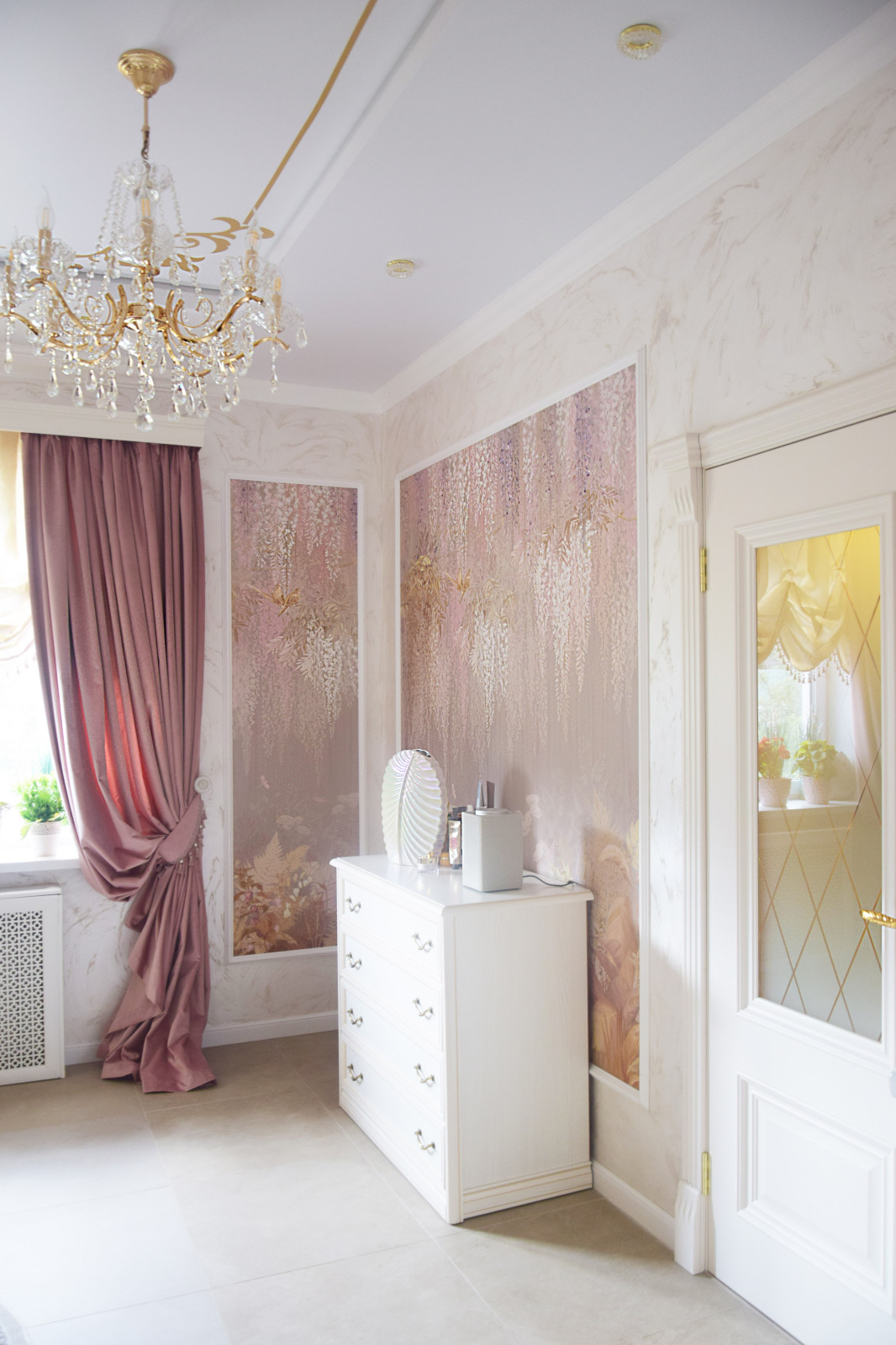 Пудровая роза