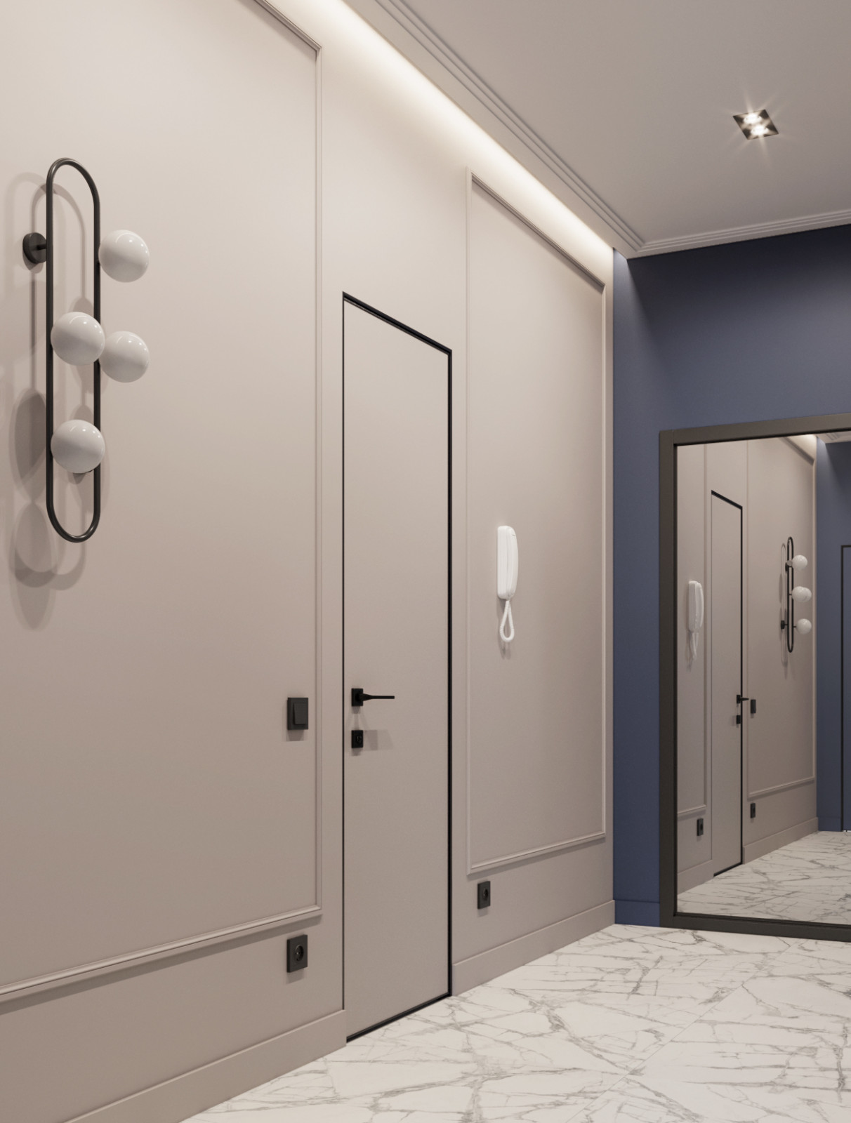 Москва, ЖК "PLAY". Евродвушка 46 кв.м.