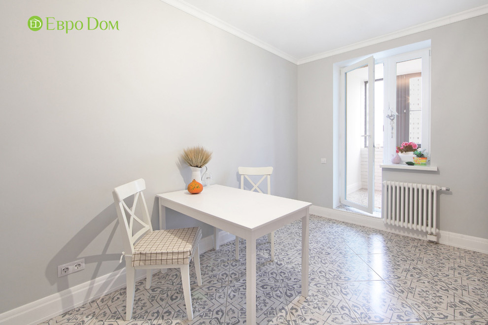 Ремонт двухкомнатной квартиры 74 кв. м в стиле прованс. Фото проекта