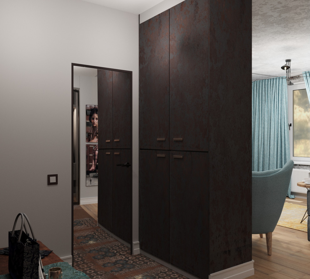 Кухня-гостиная в стиле лофт