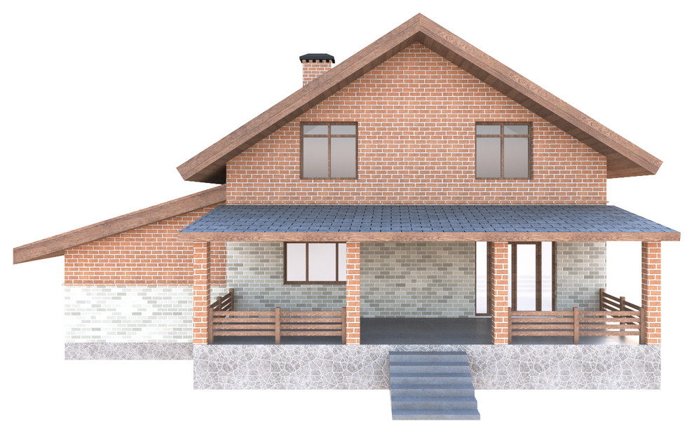 Обложка проекта: Проект дома из газобетона более 200 кв.м.