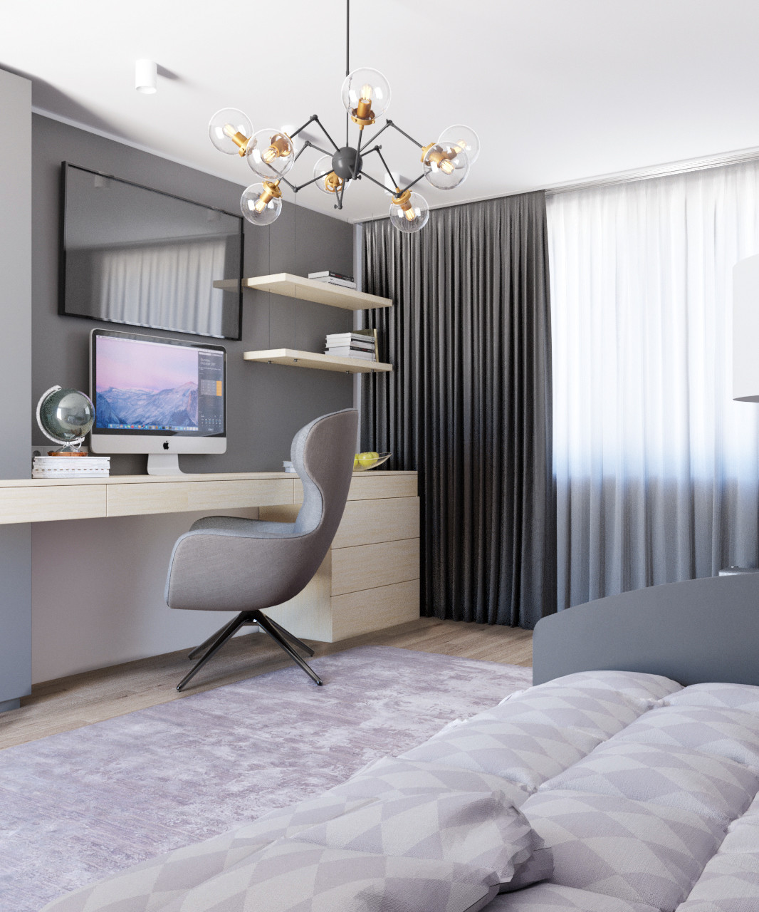 Обложка проекта: Визуализация интерьеров