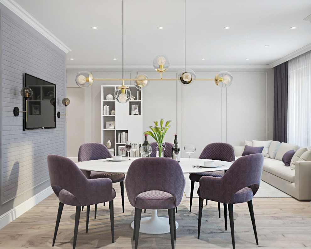 Дизайн проект 4-х комнатной квартиры в ЖК Планета