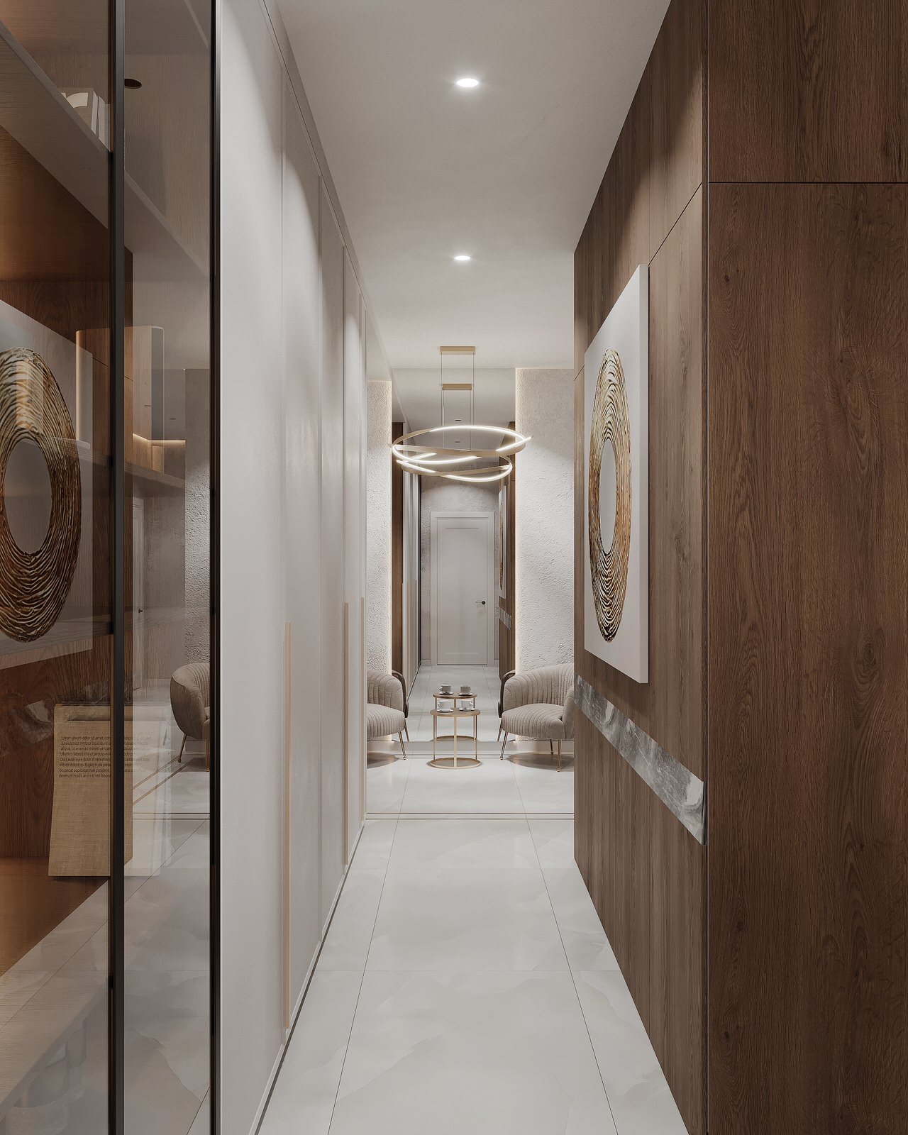 Современная неоклассика в интерьере квартиры в ЖК "Эталон на Неве" - 145 м2