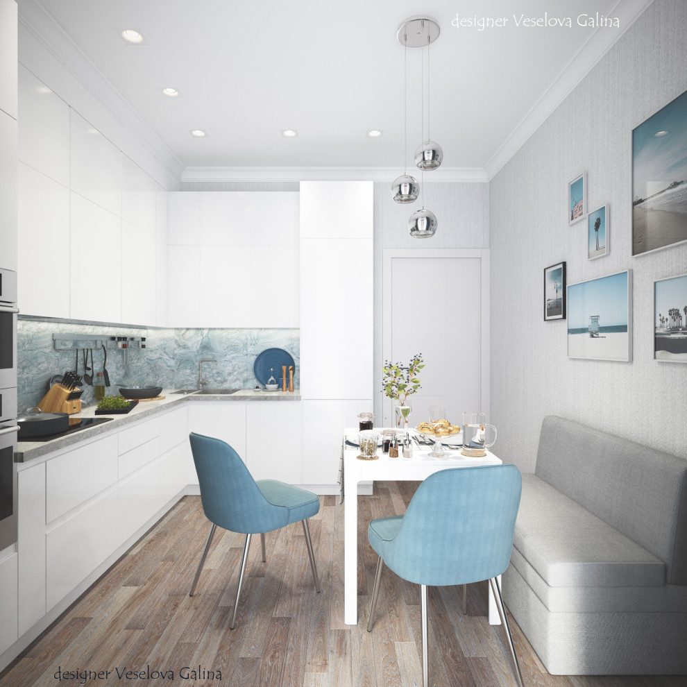 Обложка проекта: Кухня ЖК Скандинавия