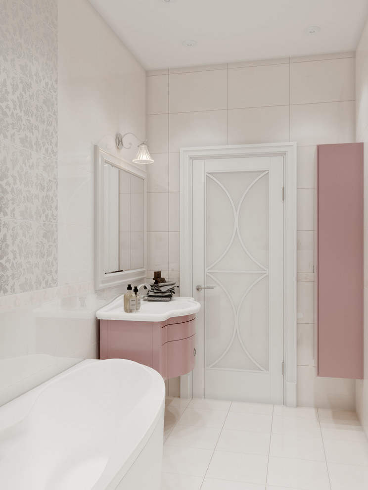 Современная классика в пастельных тонах. ЖК Рассказово, 100 кв.м.