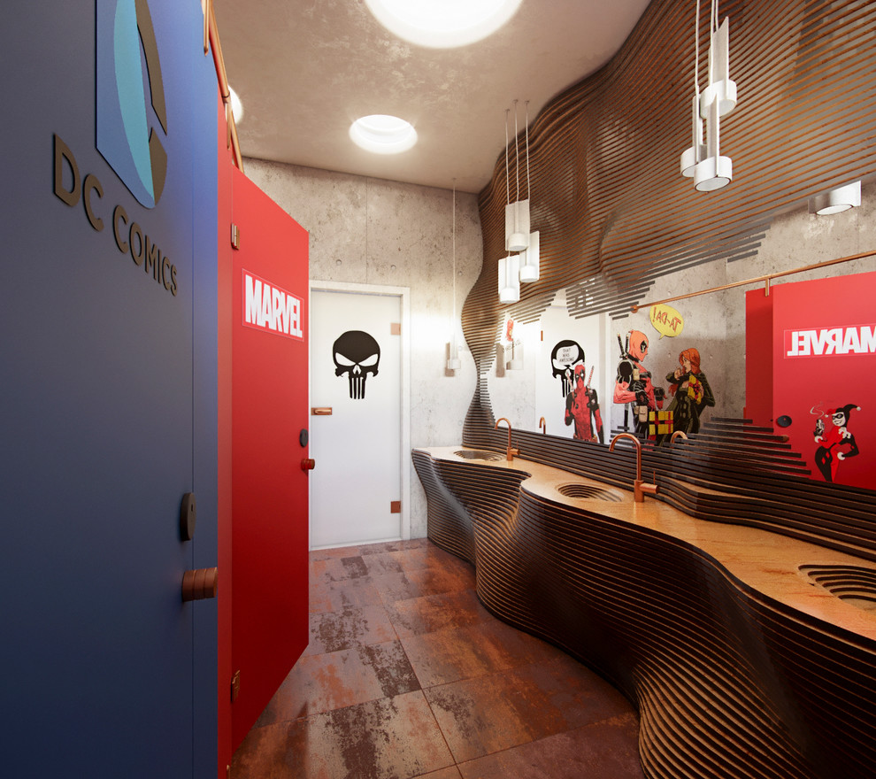 Креативный open space офис IT-компании.