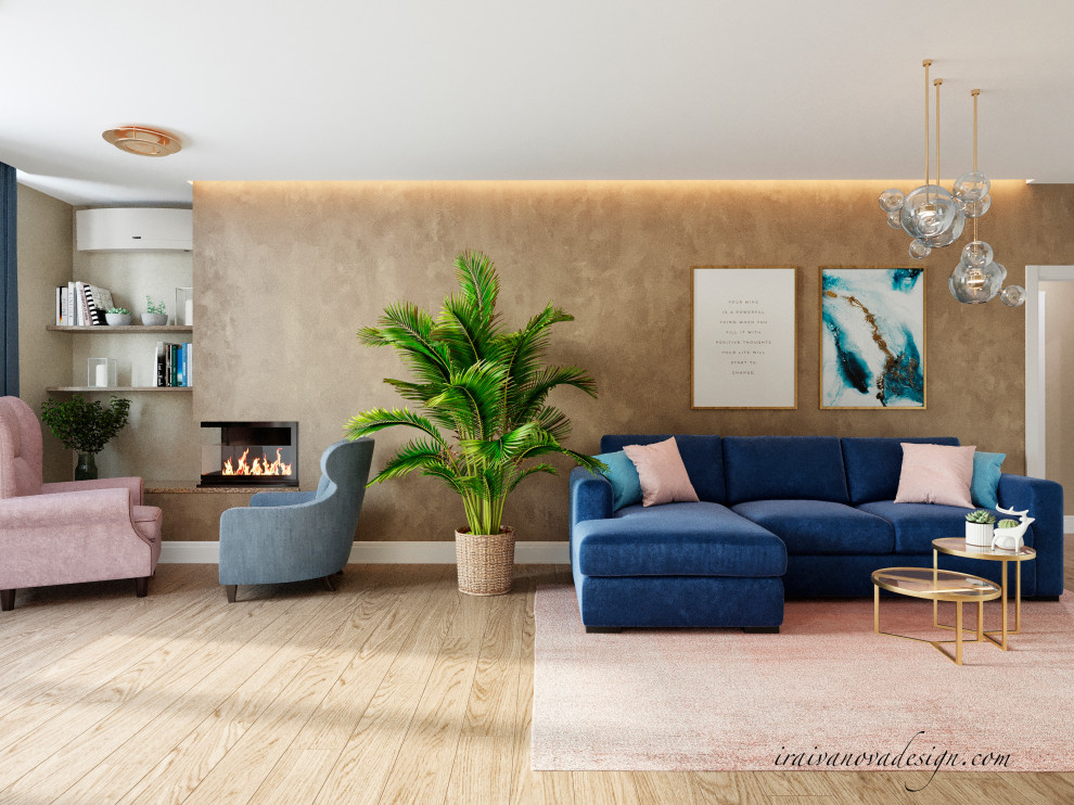 Интерьер с фактурами