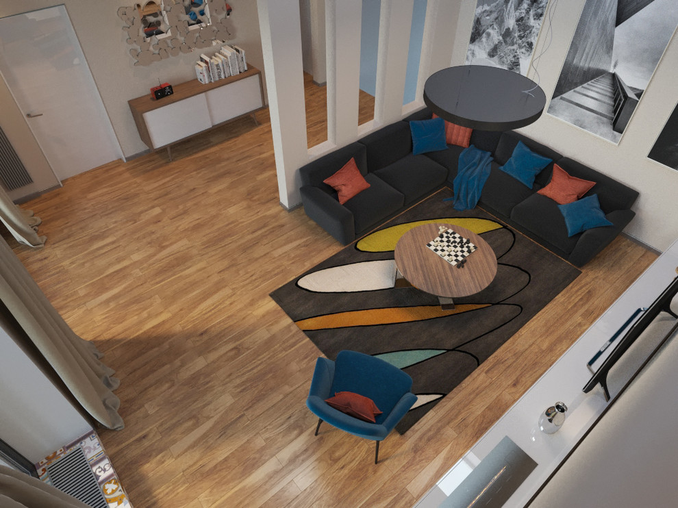 Дизайн коттеджа 347 м.кв. в коттеджном поселке Новая Опалиха