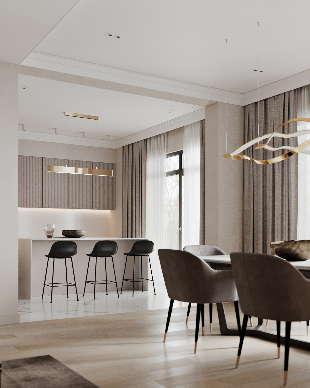 Дом для семьи с двумя детьми