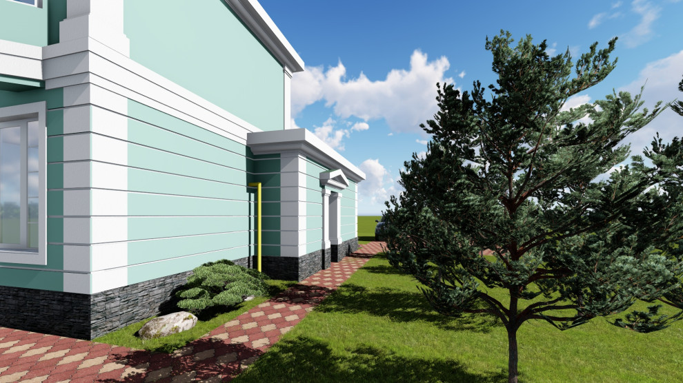 Обложка проекта: Дом после реконструкции в кп "Новый мир"