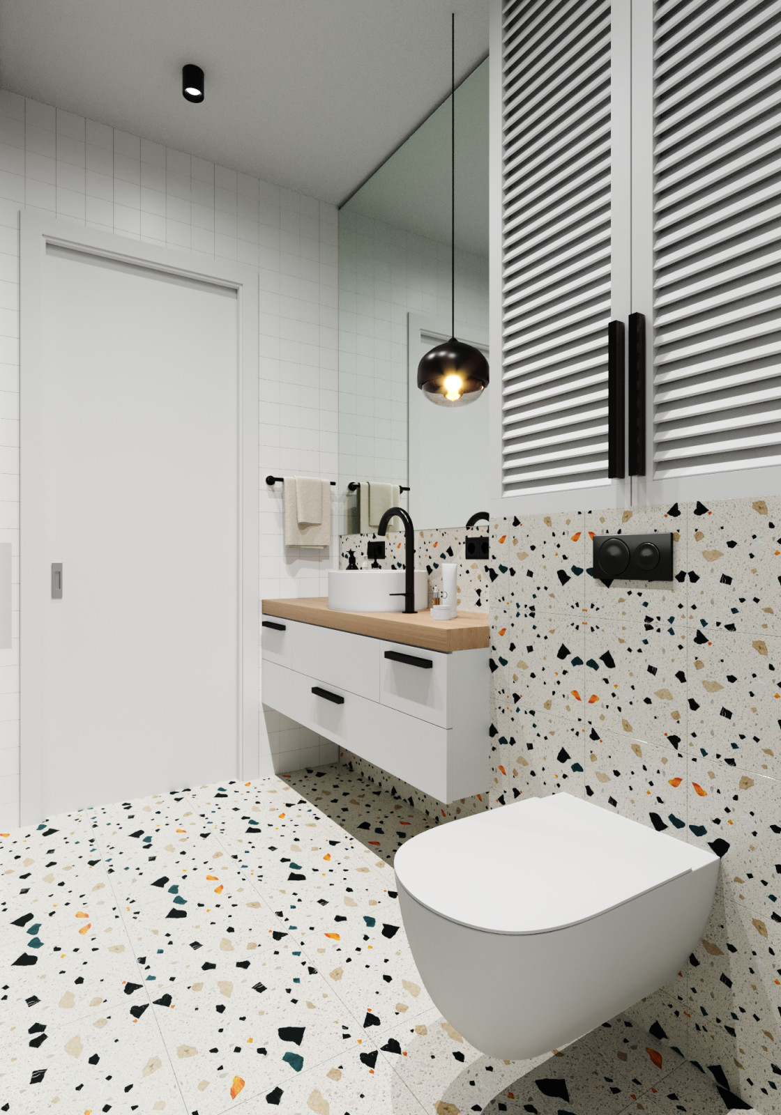 Обложка проекта: Студия 27м с кроватью-трансформером