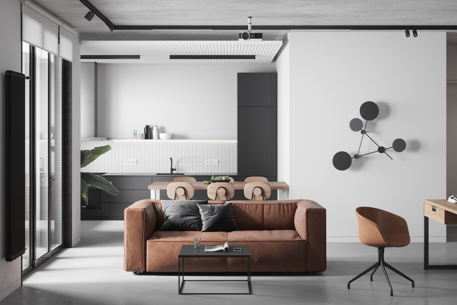 Обложка проекта: Лофт для фаната NETFLIX в ЖК Вавилов дом