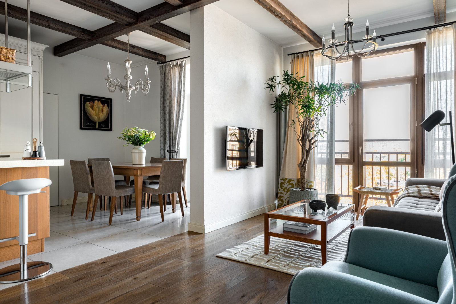 Стильная квартира в Москве. Съемка для дизайнера